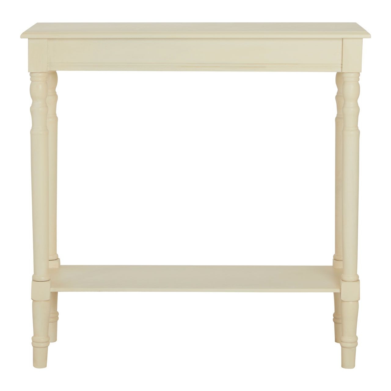 Heritage Wooden Console Table In Antique White