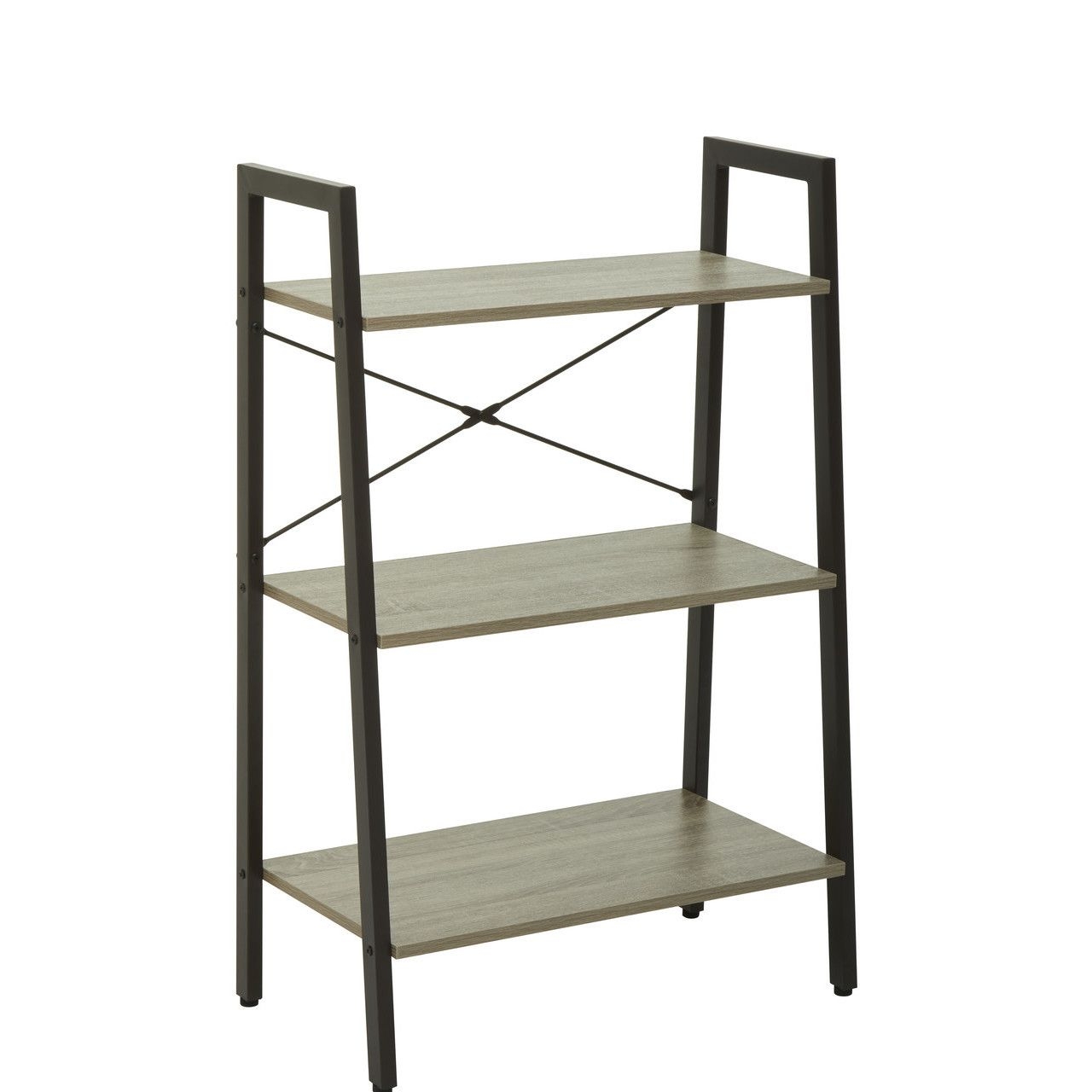 Bradbury Wooden 3 Tier Shelving Unit In Natural Oak