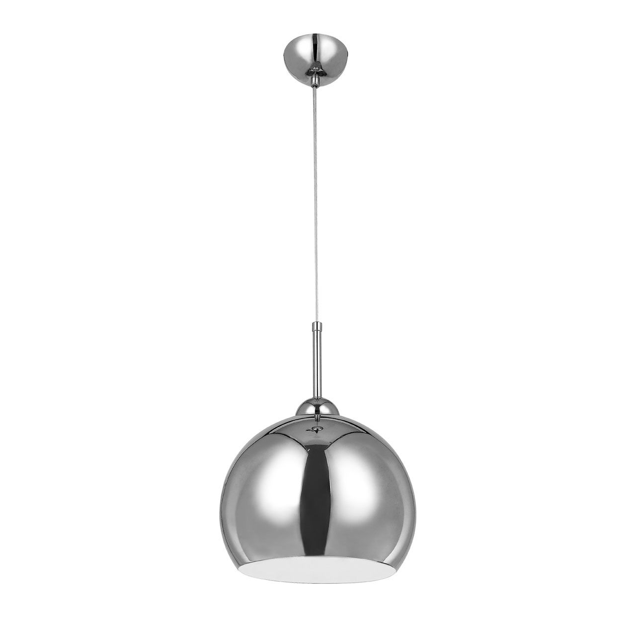 Gikoya Ball Design Metal Shade Ceiling Pendant Light In Chrome