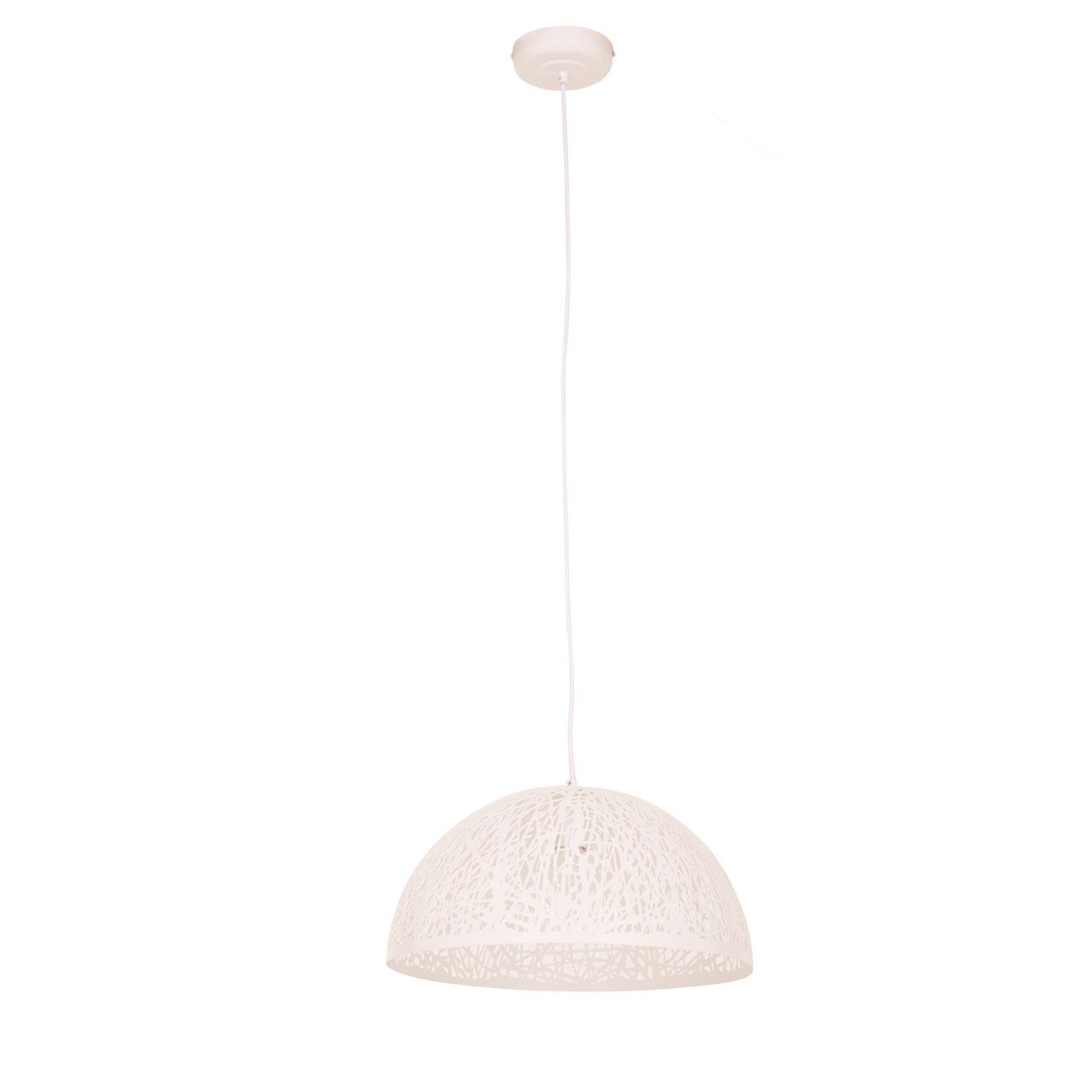 Lenno Exquisite Dome Shape Ceiling Pendant Light In White