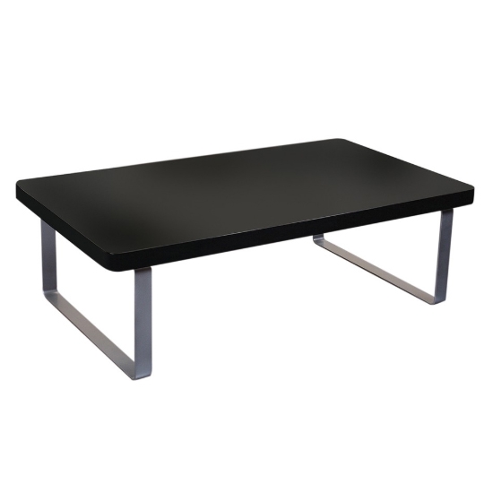 Accent Wooden Coffee Table In Black