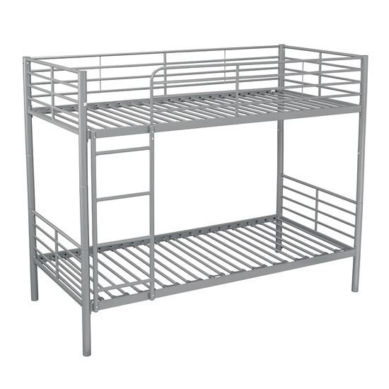 Apollo Metal Bunk Bed In Silver