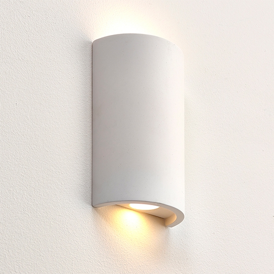 Arch 2 Lights Wall Light In Clean Architectural Style Pure White