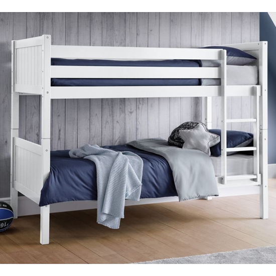 Bella Wooden Bunk Bed In White