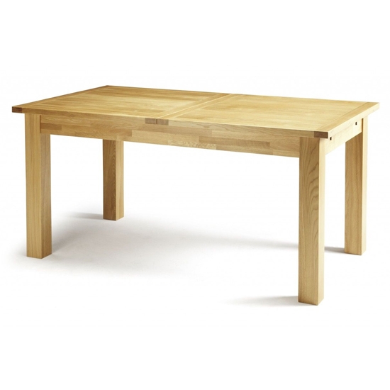 Bromley Wooden Extending Dining Table In Oak