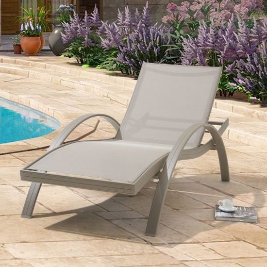 Campanula Garden Sun Chaise Lounger In Champagne