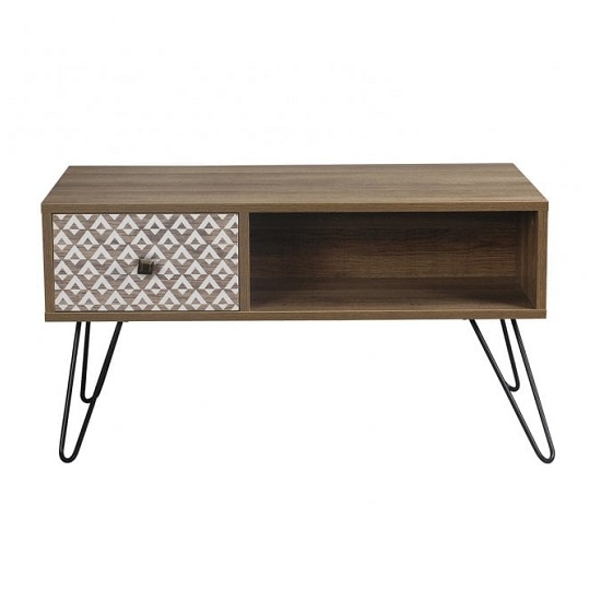 Casablanca Wooden Coffee Table In Oak