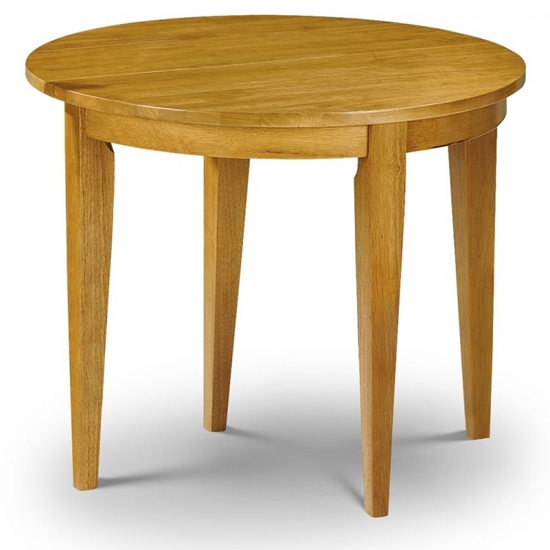 Consort Wooden Half Moon Dining Table In Honey Oak