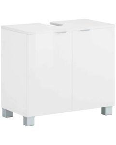 Atlas Wooden Bathroom Vanity Unit With 2 Doors In White