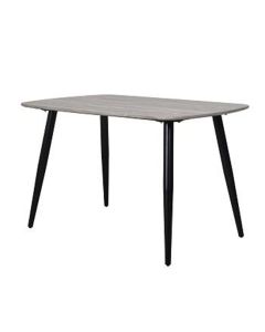 Aspen Rectangular Wooden Dining Table In Grey Oak Effect