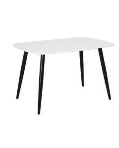 Aspen Rectangular Wooden Dining Table In White