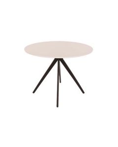 Aspen Round Wooden Dining Table In White