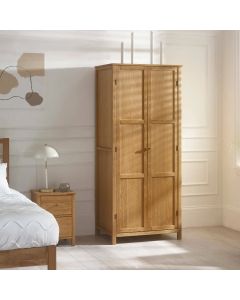 Coxmoor Wooden Wardrobe With 2 Doors In Oak