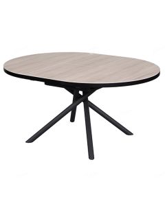 Danello Extending Ceramic Dining Table In English Oak Wood