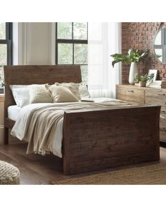 Heritage Wooden King Size Bed In Reclaimed Pine