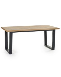 Hilton Wooden Dining Table In Oak