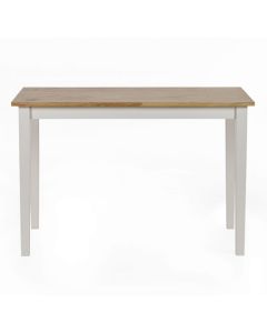 Linwood Small Wooden Dining Table In Natural And White