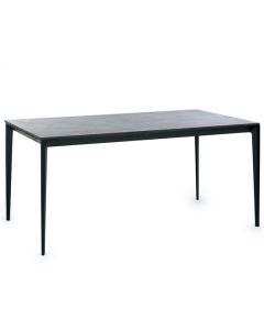 Miami Rectangular Sintered Stone Dining Table In Slate Grey