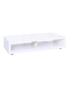 Puro Wooden TV Stand In White High Gloss