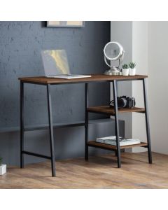 Tribeca Wooden Laptop Desk In Walnut