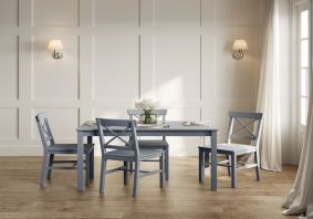 Cosco Intellifit Steel Set Of 3 Bistro Set In Sandy Brown