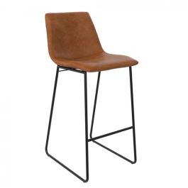 Project 62 bowden faux leather online and metal dining chair caramel