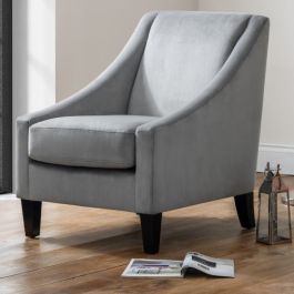 Grey best sale armchair bedroom