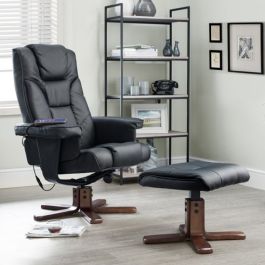 malmo massage recliner and stool