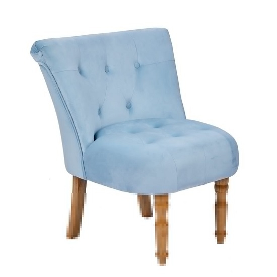 Lydia Velvet Dining Chair In Duck Egg Blue