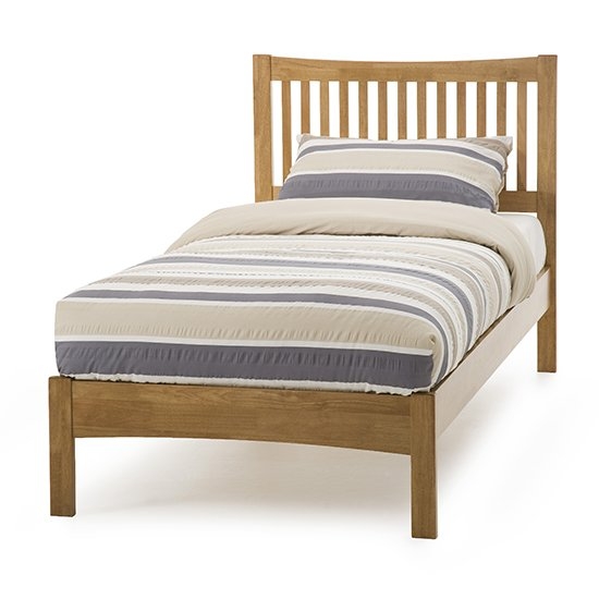 Mya Wooden Single Bed In Honey Oak