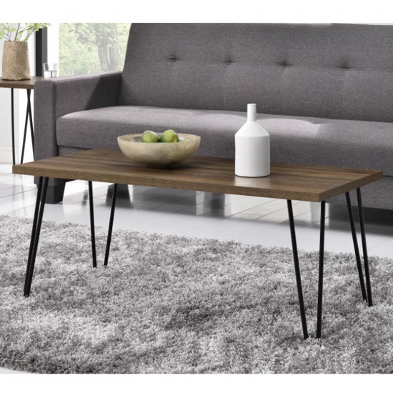 Owen Retro Wooden Coffee Table In Walnut