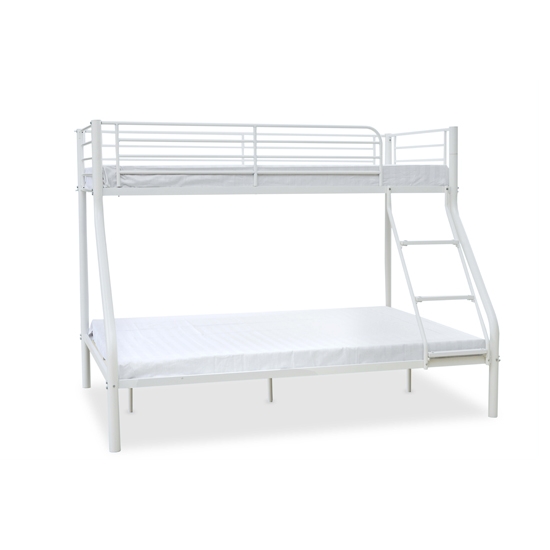 Palmdale Metal Triple Sleeper Bunk Bed In White