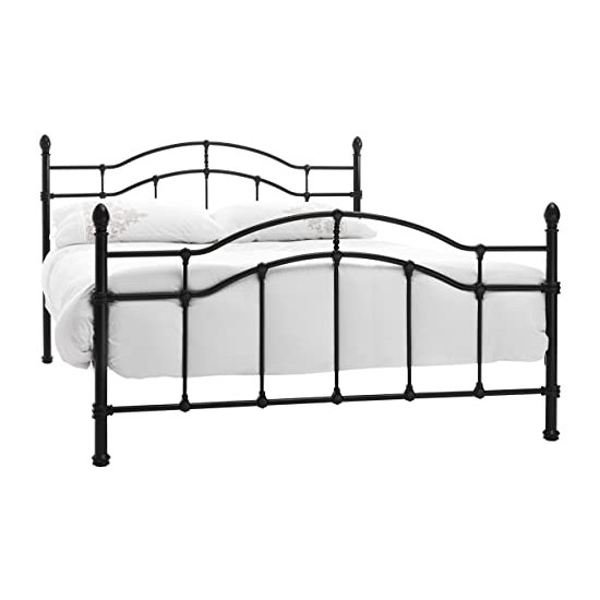 Paris Metal King Size Bed In Black