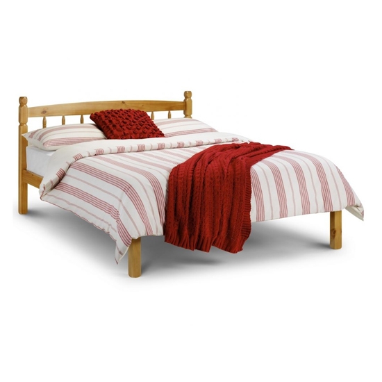 Pickwick Wooden Double Bed In Pine