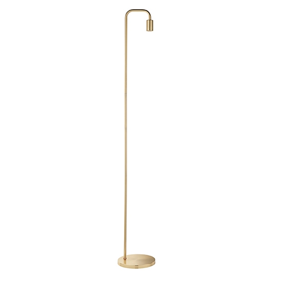 Rubens Floor Lamp In Satin Brass