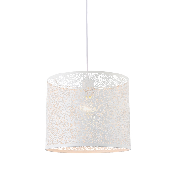 Secret Garden 300mm Led Ceiling Pendant Light In Matt Ivory