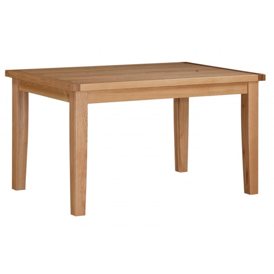 Stirling Extending Wooden Dining Table In Oak