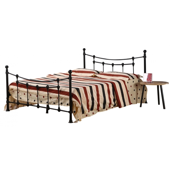 Surrey Metal Single Bed In Black