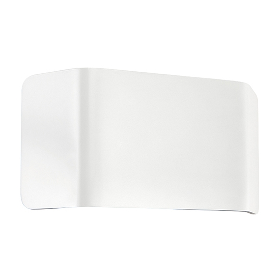 Verona Led Wall Light In Matt White Paint